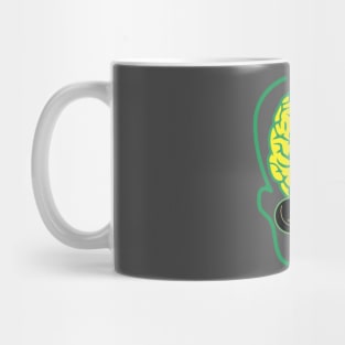 Yellow Brain Mug